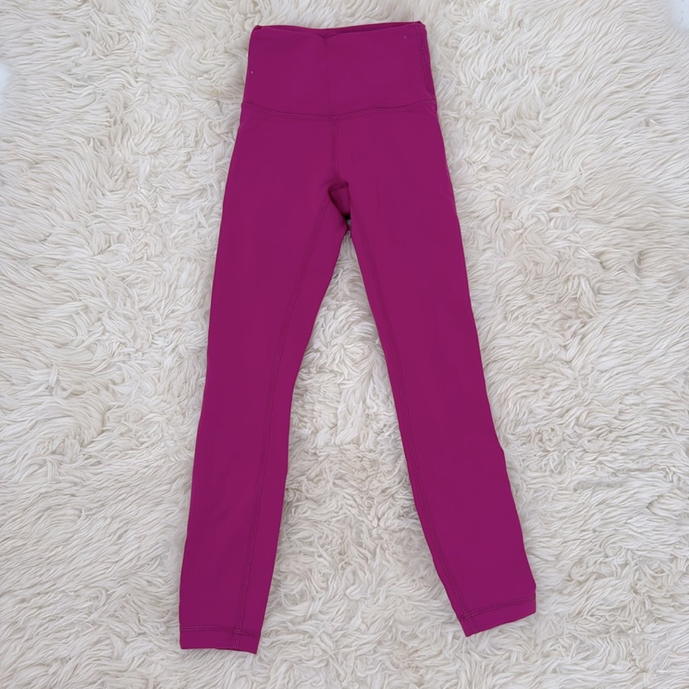 Lululemon Wunder Train Leggings Ripened Raspberry Pink Size 0